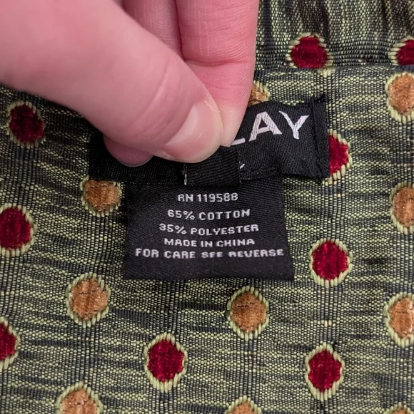 GUC Neslay Paris Women Sz S Jacquard Long Blazer Jacket Black Green Floral Fairy - Picture 6 of 11